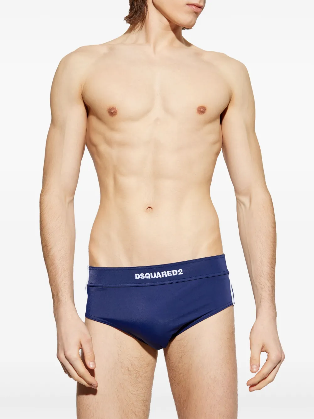 DSQUARED2 Zwembroek met logo - Blauw