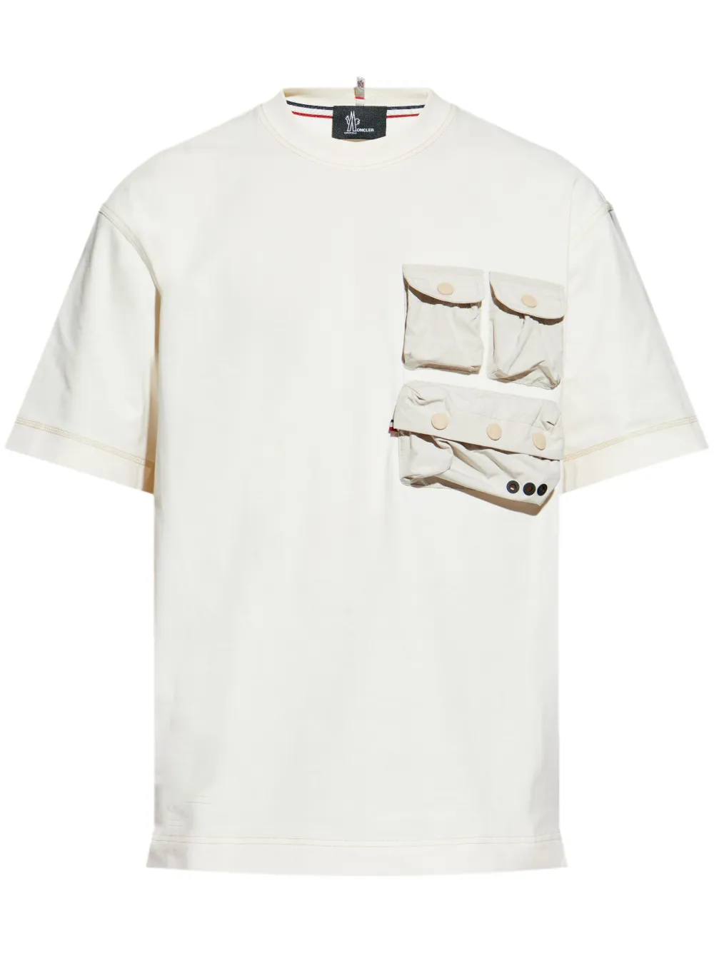 Moncler Grenoble playera con logo estampado | blanco | Image 1