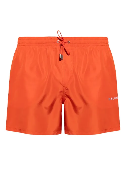 Short de bain à logo brodé - Balmain - Modalova