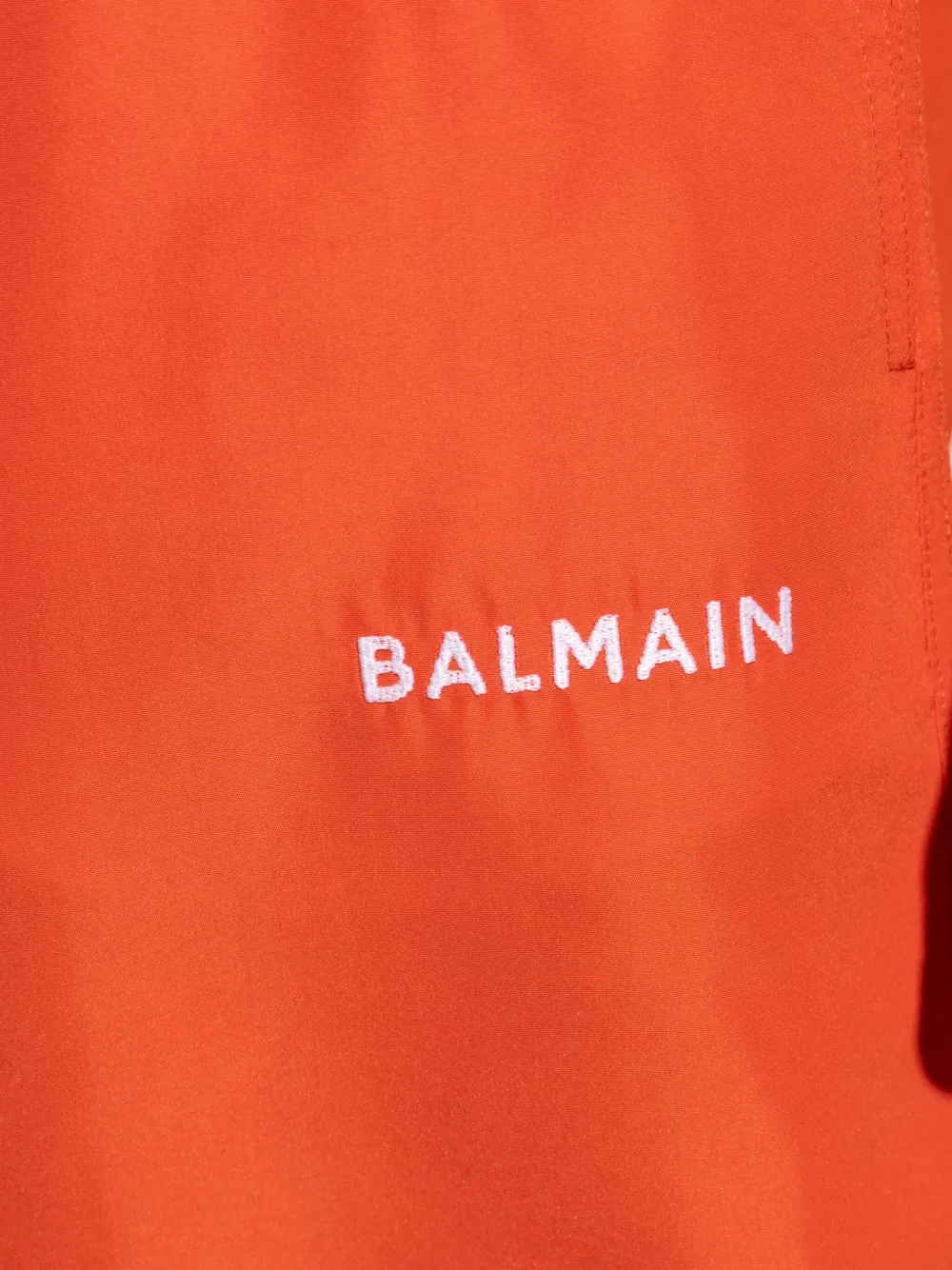 Balmain Zwembroek met geborduurd logo Oranje