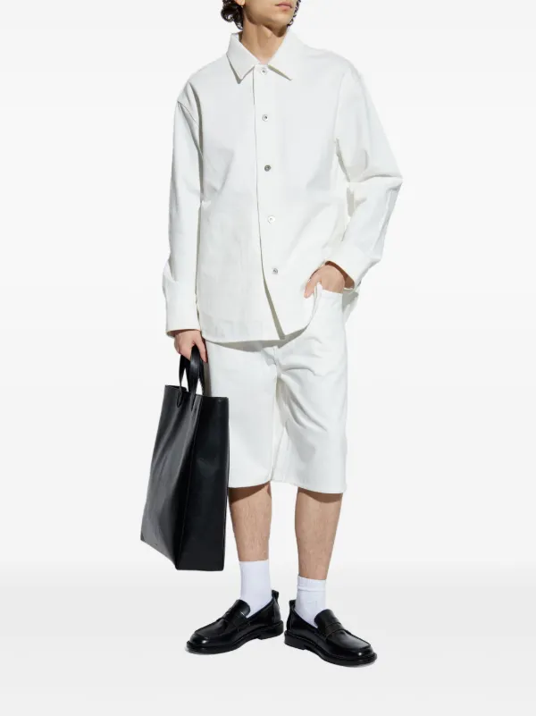 Jil Sander デニムシャツ | ホワイト | FARFETCH JP
