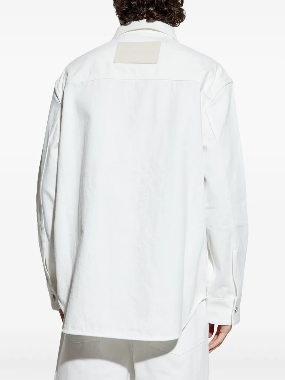 Jil Sander Denim overhemd Wit