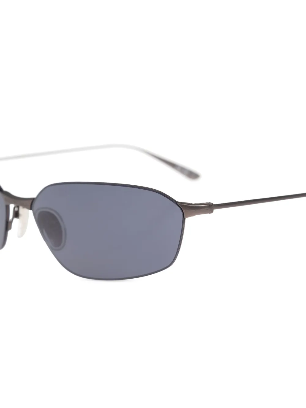 Balenciaga Eyewear Zonnebril met zeshoekig montuur Zilver