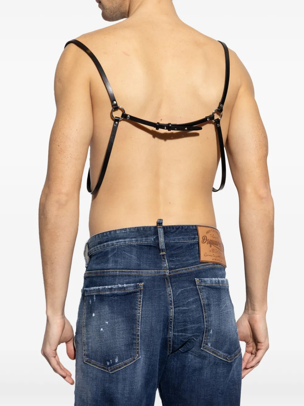 DSQUARED2 Leren harnas Zwart