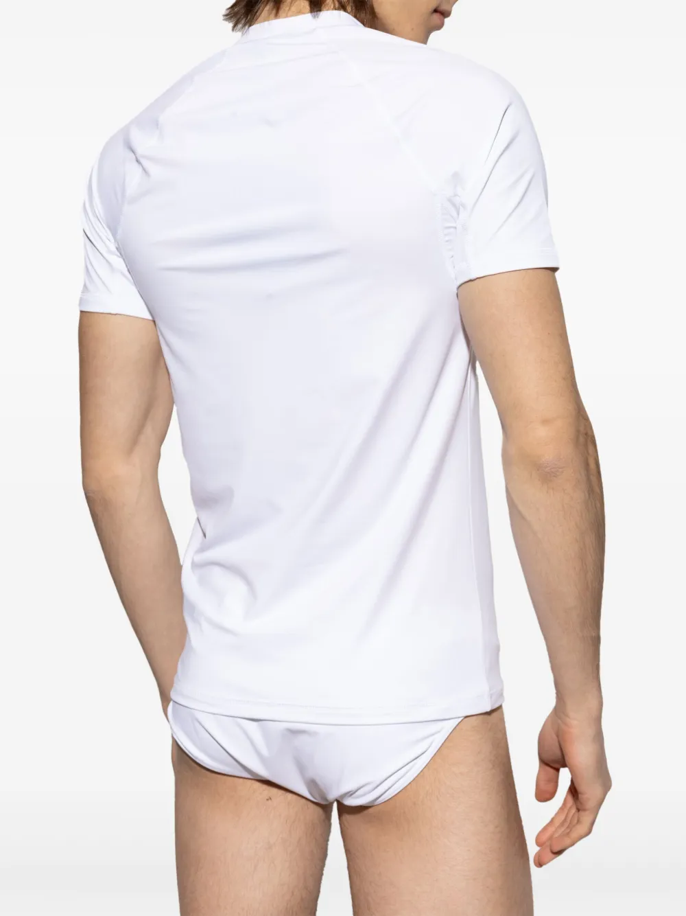 BALMAIN LOGO-PATCH T-SHIRT