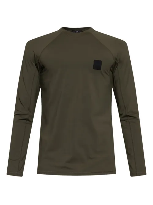 T-shirt à patch logo - Balmain - Modalova
