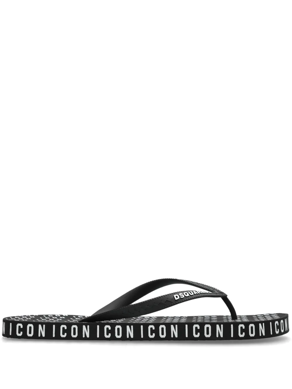 DSQUARED2 Icon teenslippers Zwart