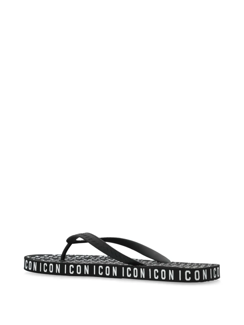 DSQUARED2 Icon teenslippers Zwart