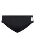 Balmain logo-appliqué swim briefs - Black