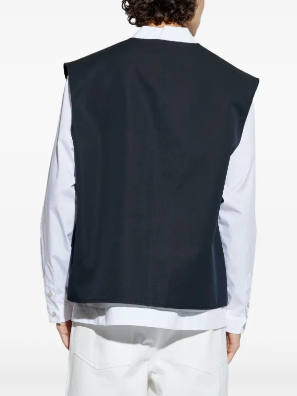 jill sander ポケットベスト Jil Sander ポケット ベスト | ブラック | FARFETCH JP