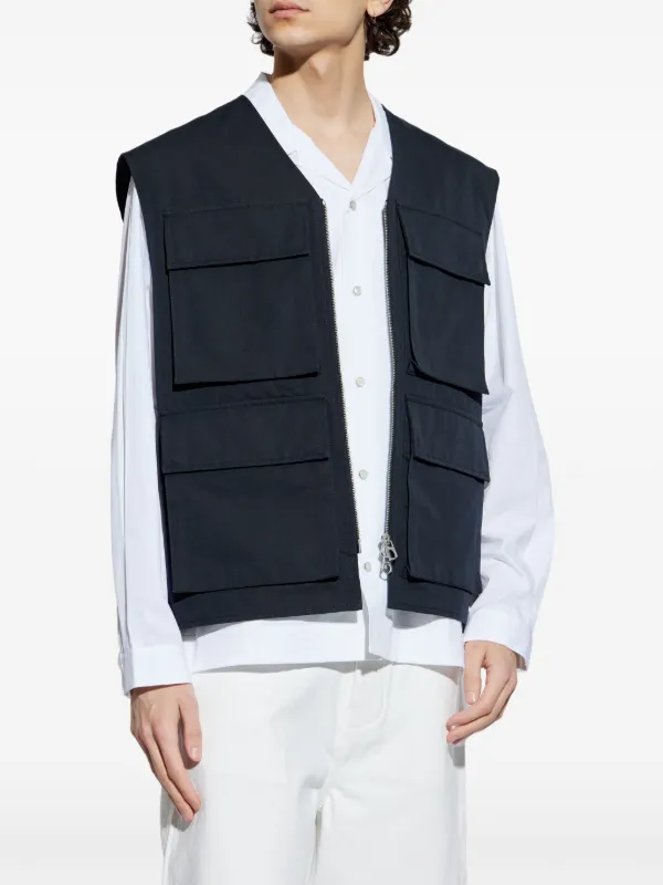 jill sander ポケットベスト Jil Sander ポケット ベスト | ブラック | FARFETCH JP