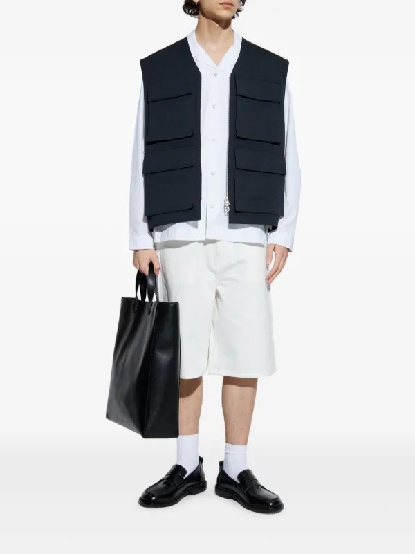 jill sander ポケットベスト Jil Sander ポケット ベスト | ブラック | FARFETCH JP