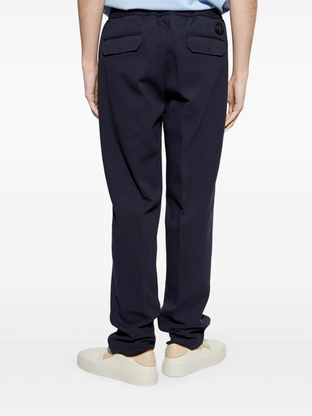 Moncler Broek met trekkoordtaille Blauw