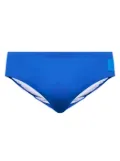 Balmain logo-appliqué swim briefs - Blue