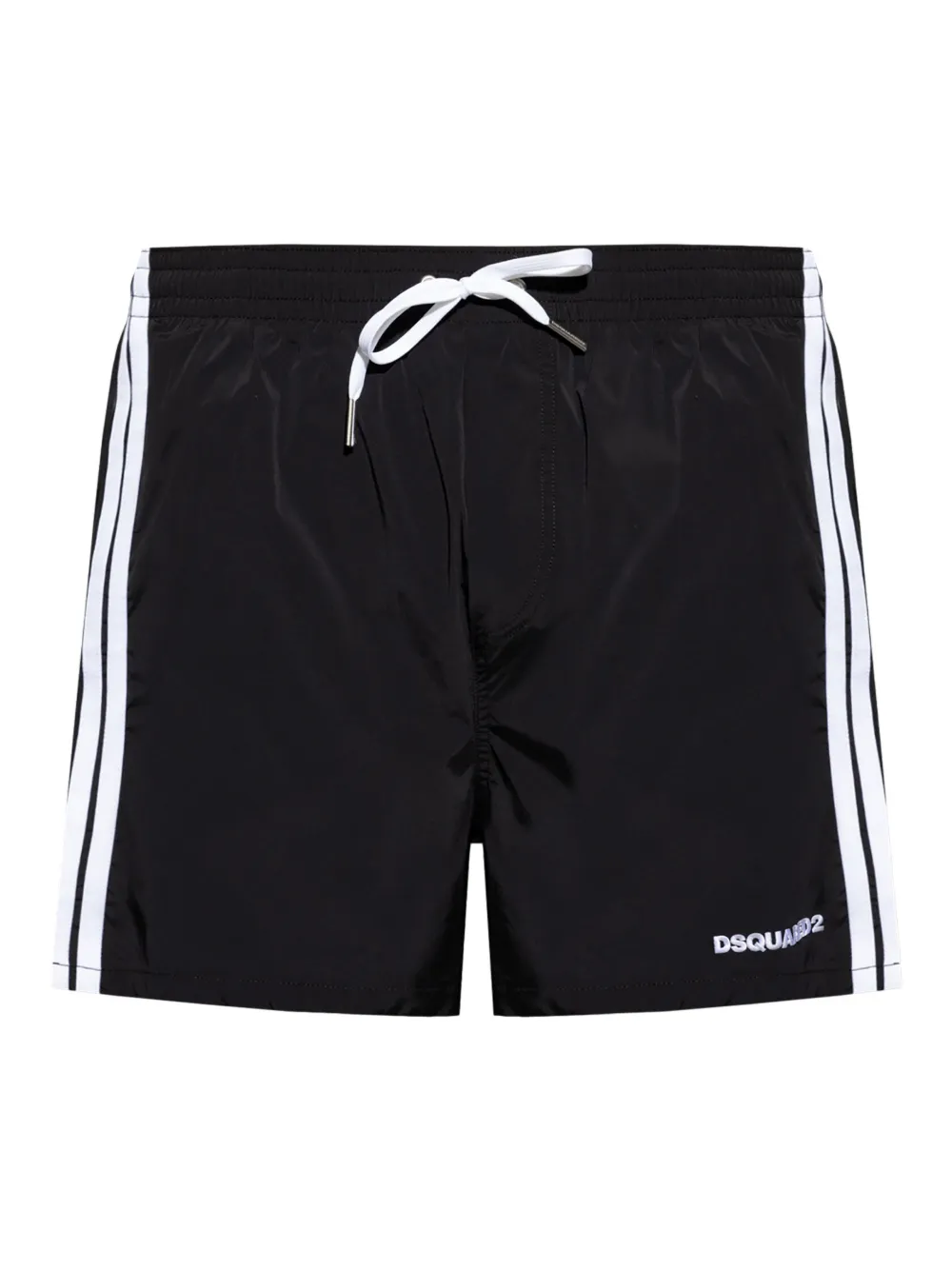 DSQUARED2 logo-embroidered swim shorts | Black | Image 1
