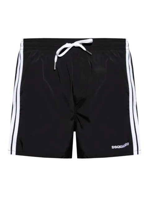 DSQUARED2 logo-embroidered swim shorts