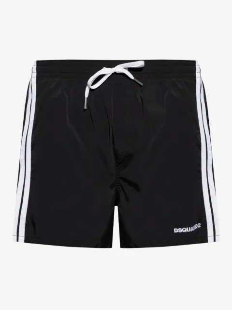 DSQUARED2 logo-embroidered swim shorts