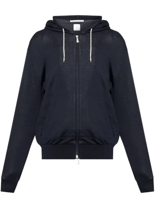Eleventy hoodie à logo - Bleu - Eleventy - Modalova