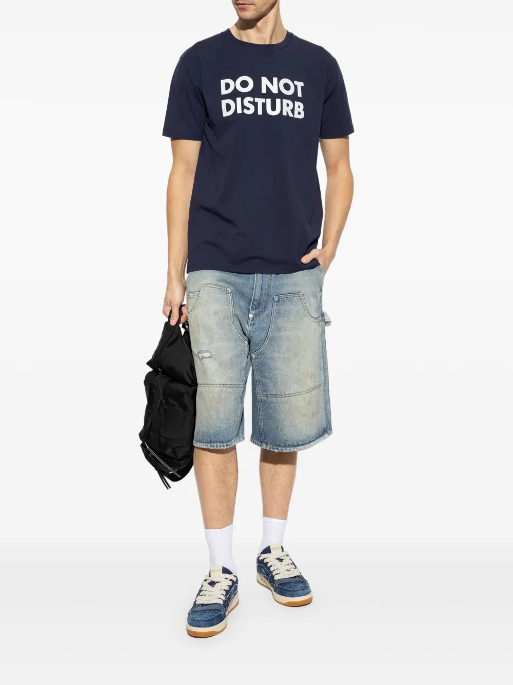 Moschino Do Not Disturb T-shirt - Blauw