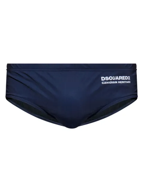 DSQUARED2 logo-print swim trunks