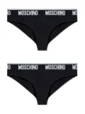 Moschino logo briefs (set of two) - Black