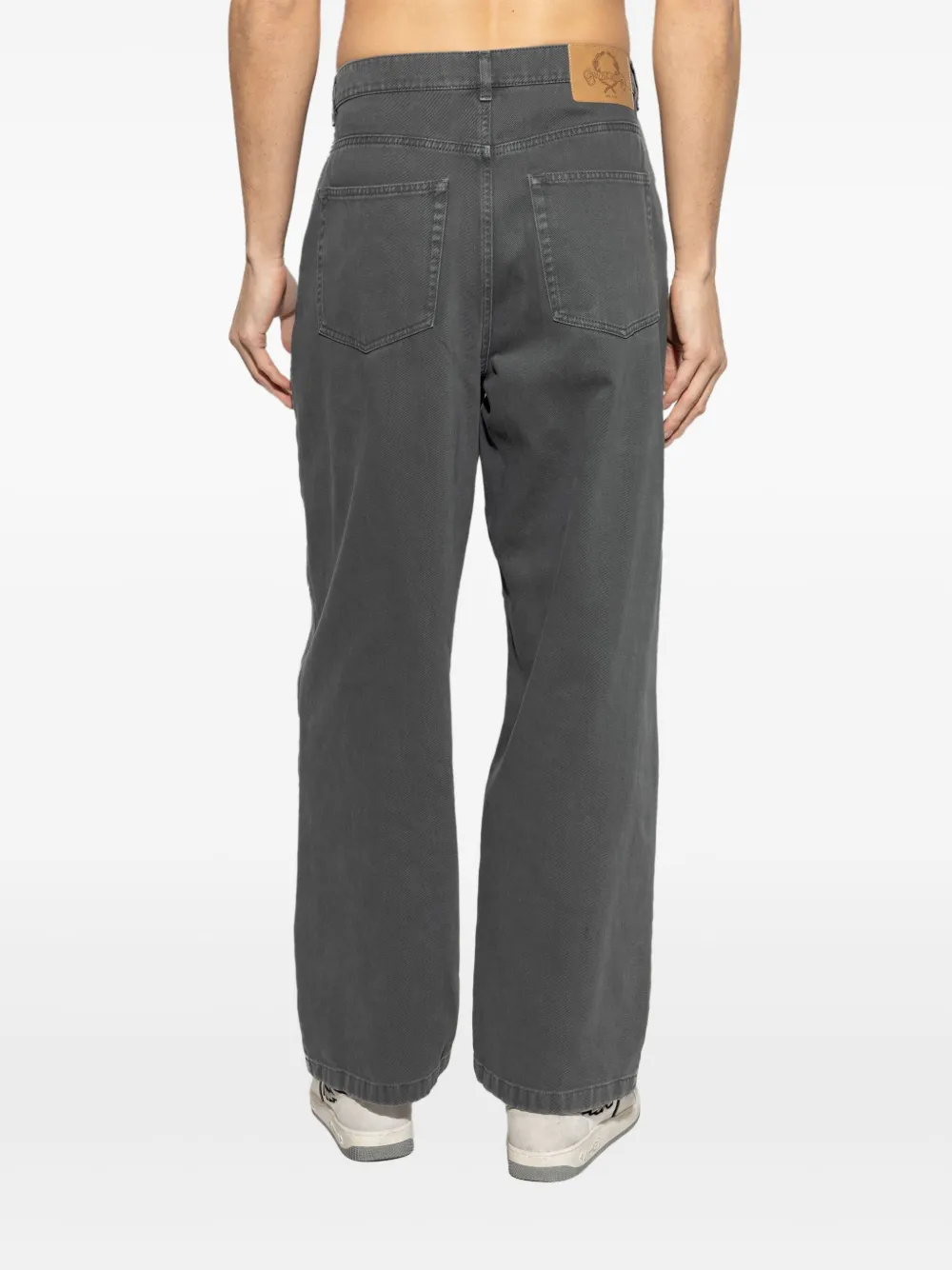 Moschino Katoenen broek Grijs