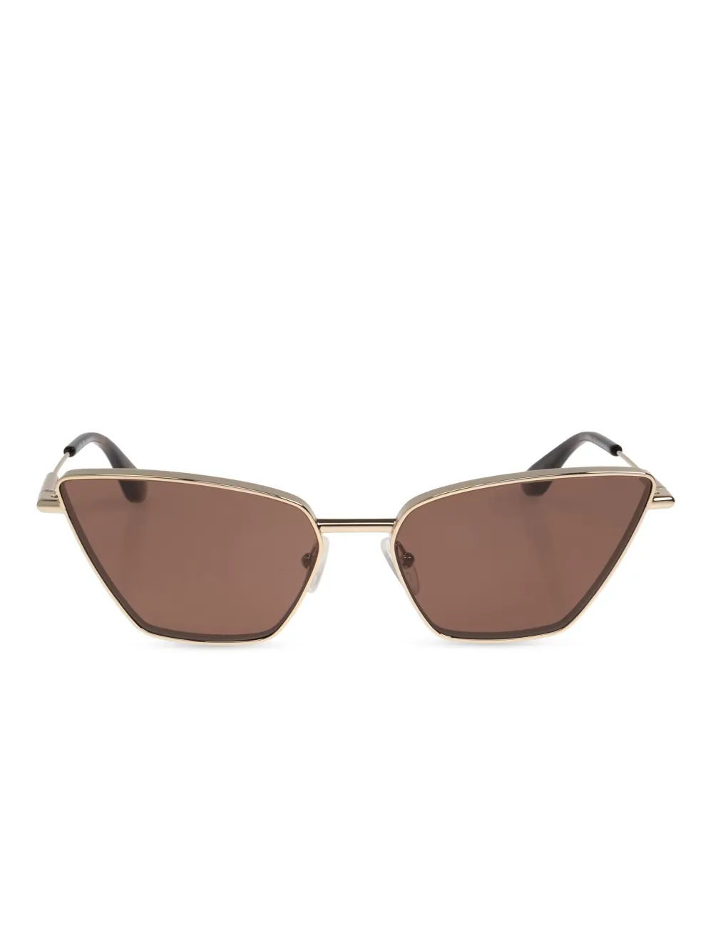 Alexander McQueen Eyewear T-Bar zonnebril Goud