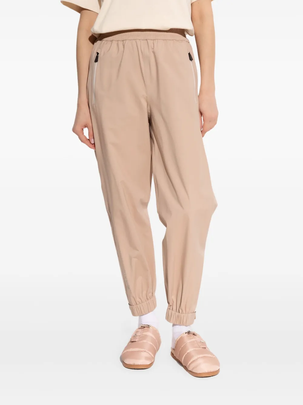 Moncler Grenoble Straight broek Beige