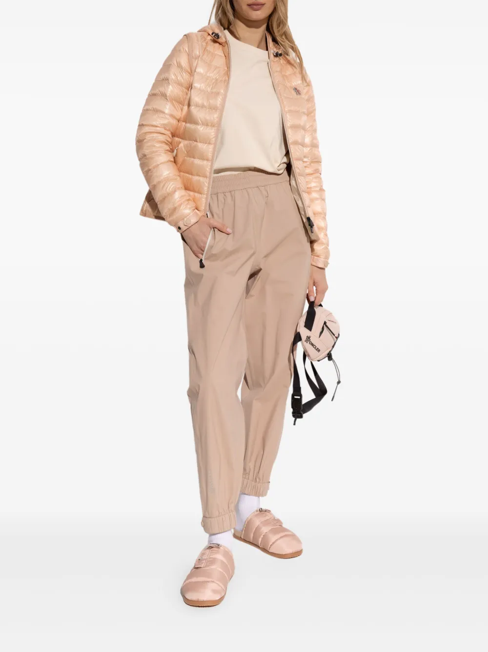 Moncler Grenoble straight-leg trousers - Beige