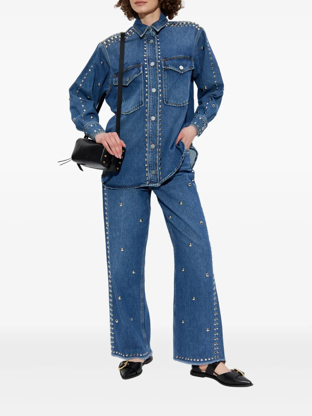 AllSaints Alba overhemd - Blauw