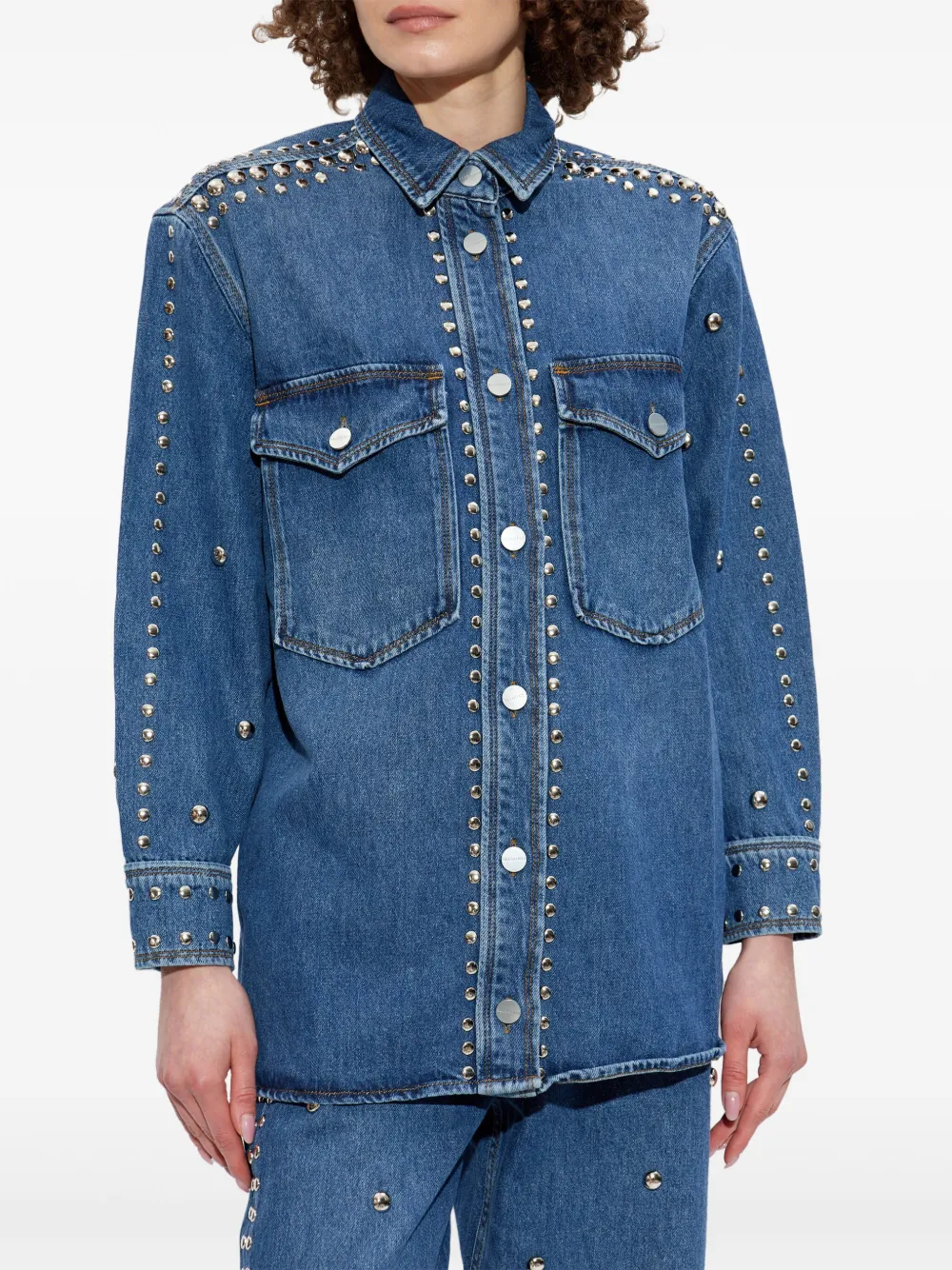 AllSaints Alba overhemd Blauw