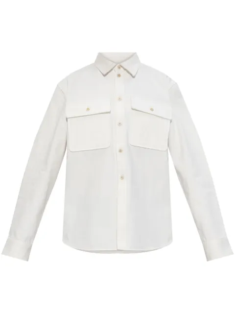 Jil Sander camisa con bolsillos y solapa