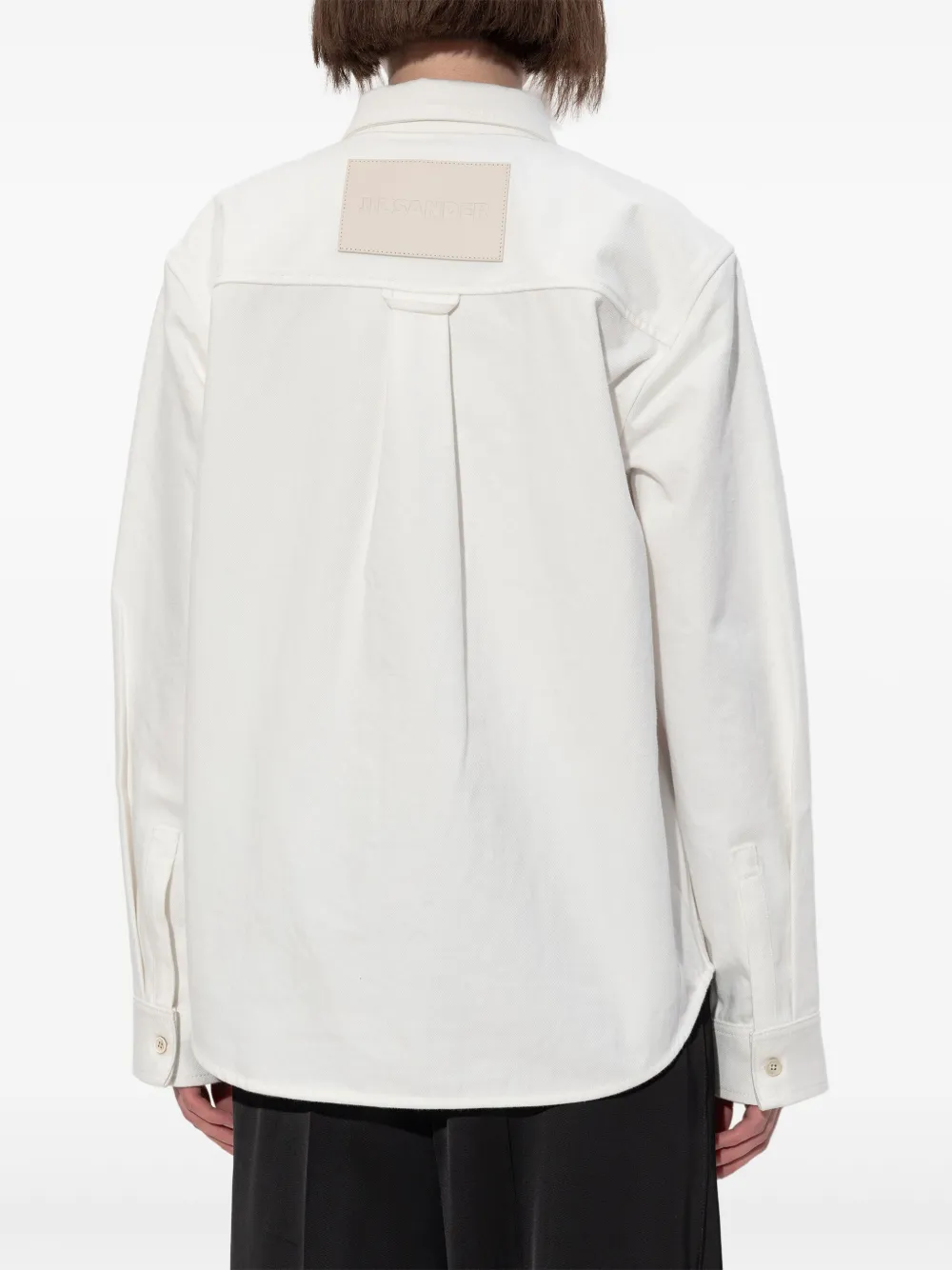 Jil Sander Blouse met klepzak Wit