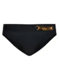 Moschino logo plaque swimming trunk - Black
