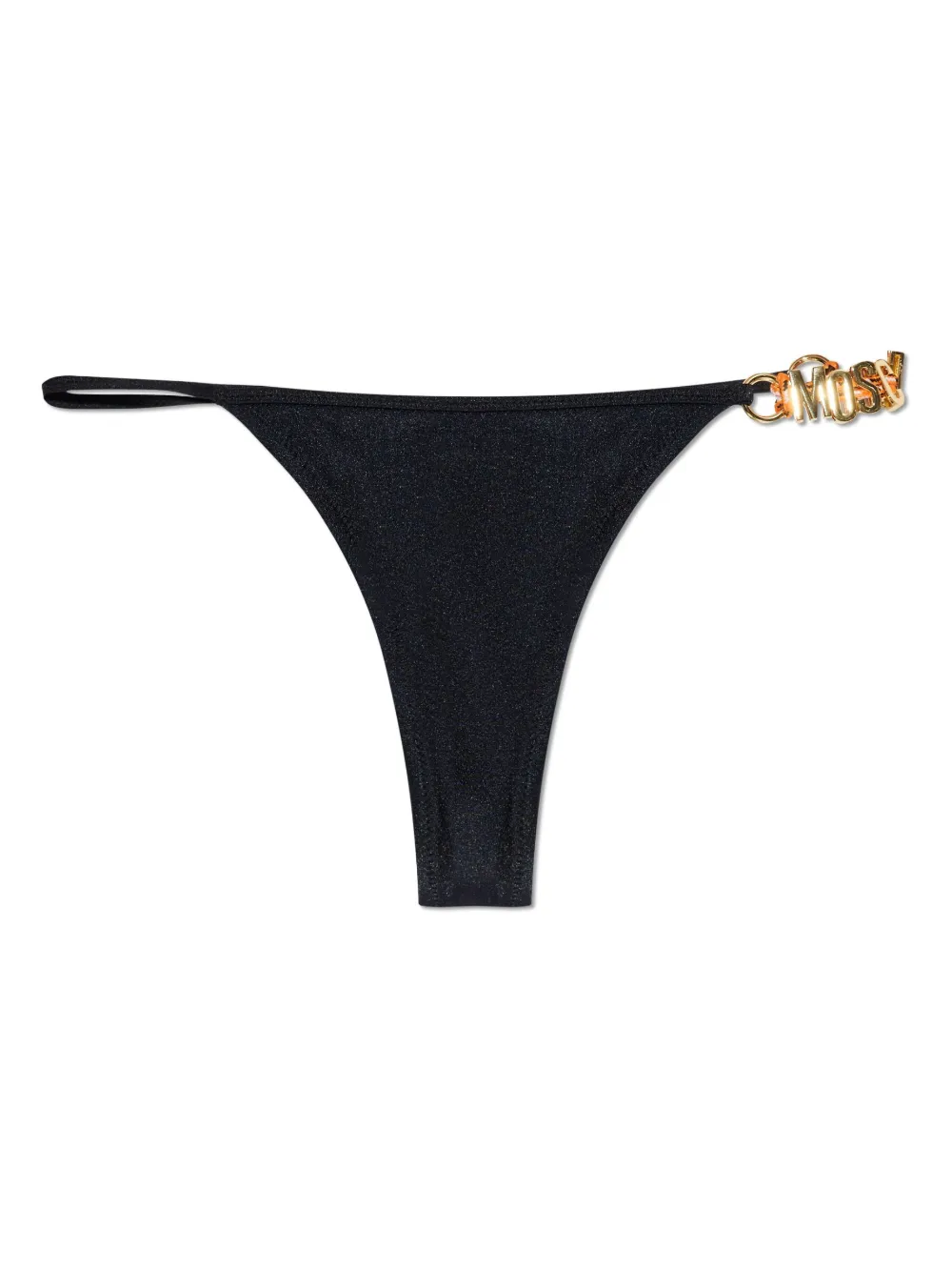 Moschino Bikinislip met logo Zwart