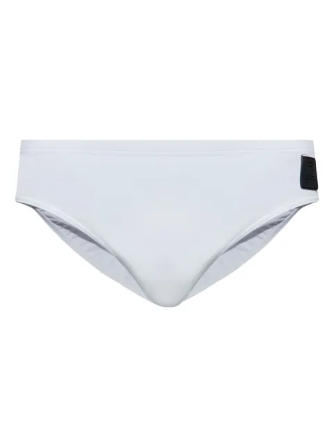 Balmain logo-appliqué swim briefs  