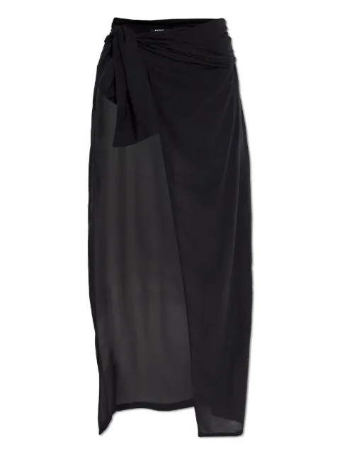 Balmain transparent beach cover-up 