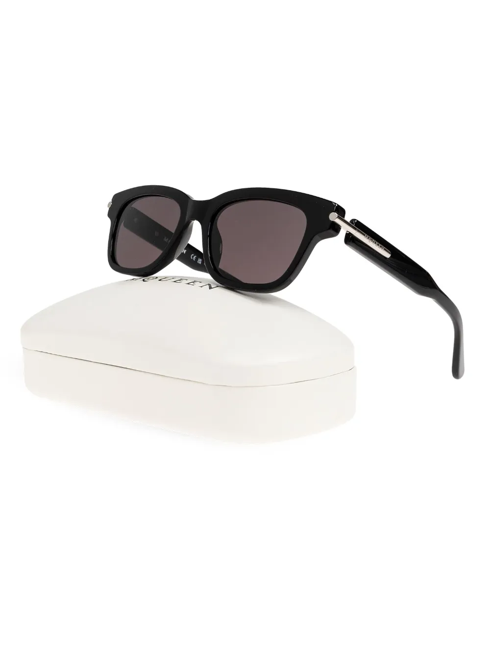 Alexander McQueen Eyewear City zonnebril Zwart