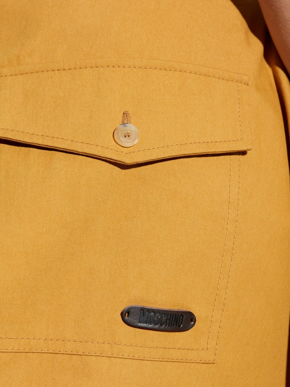 Moschino flared rok Geel