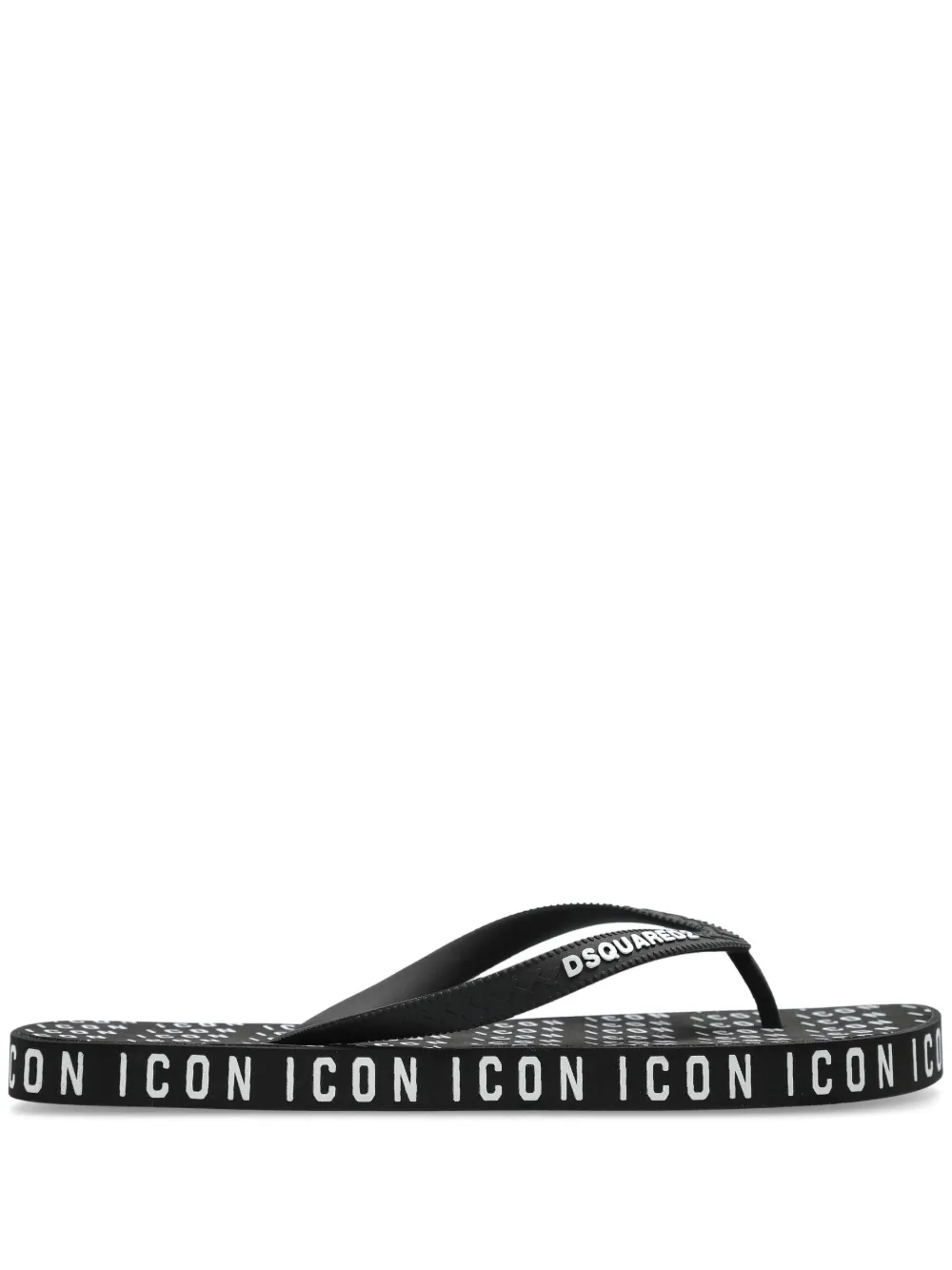 DSQUARED2 Icon teenslippers Zwart