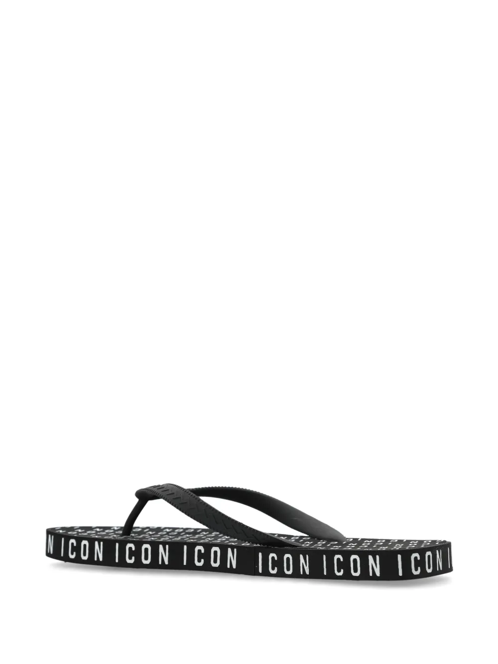 DSQUARED2 Icon teenslippers Zwart