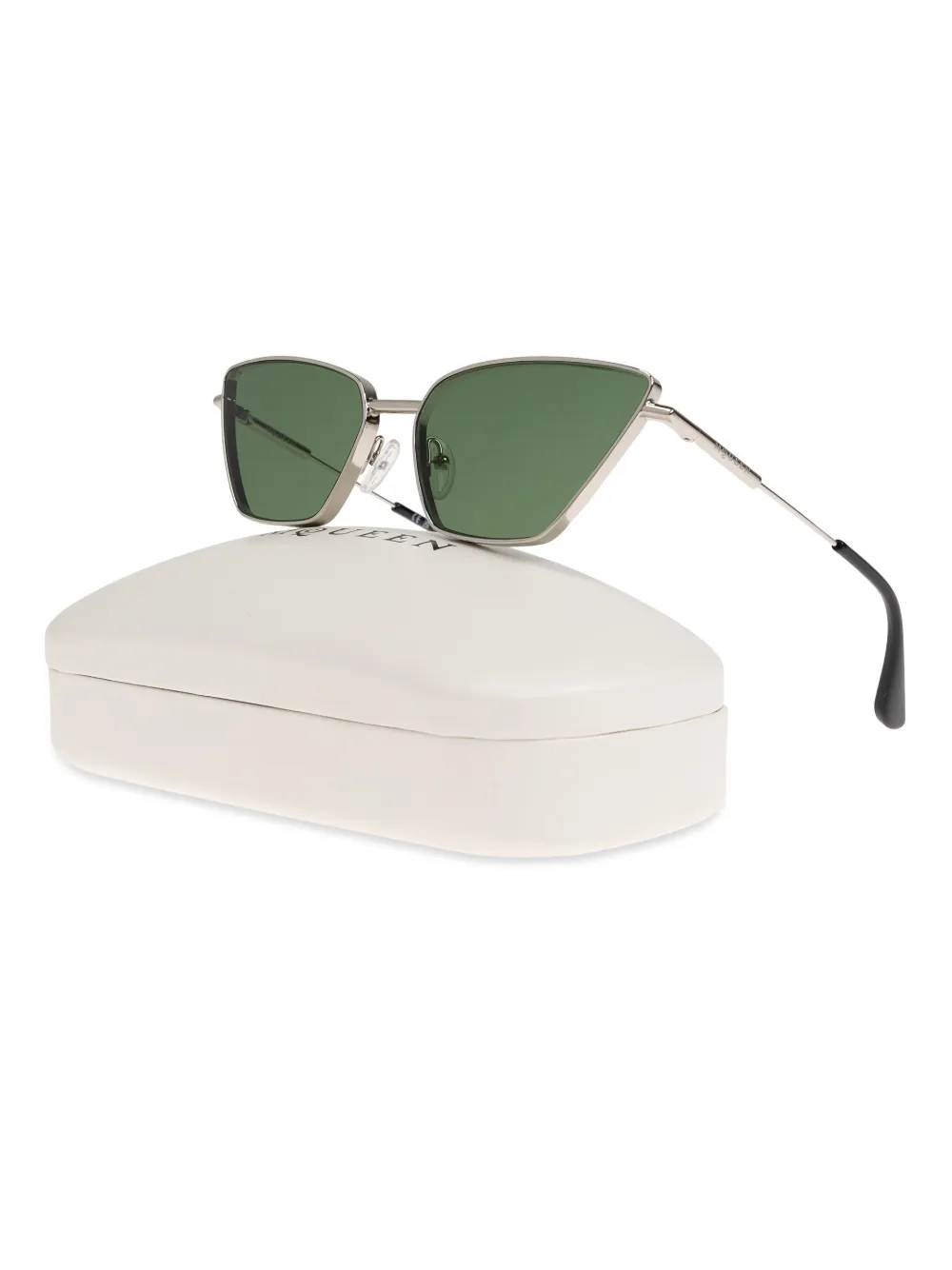 Alexander McQueen Eyewear T-Bar zonnebril Zilver