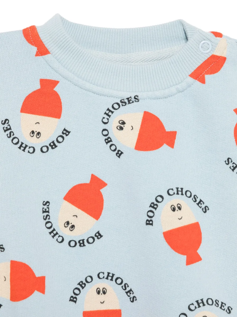 Bobo Choses Morning Egg sweater Blauw
