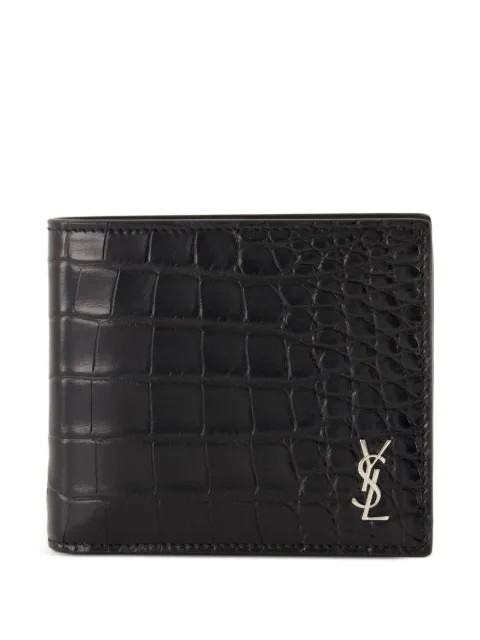 Saint Laurent Cassandre leather wallet