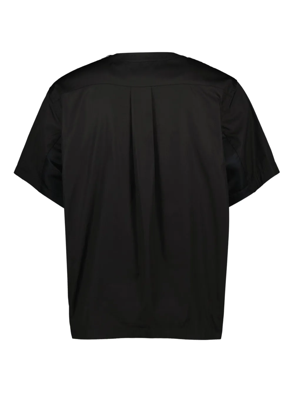 Sacai cotton T-shirt - Zwart