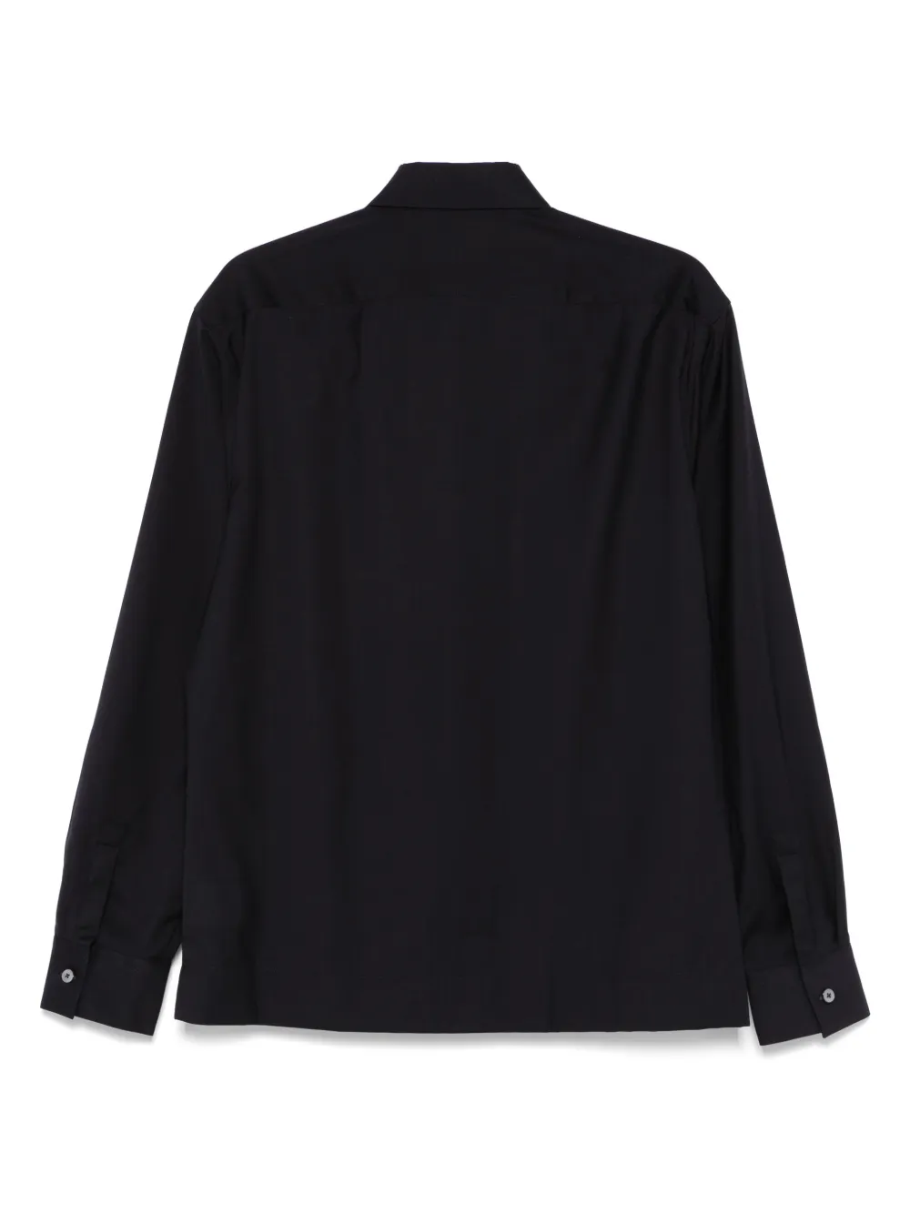 ERALDO virgin wool shirt - Zwart