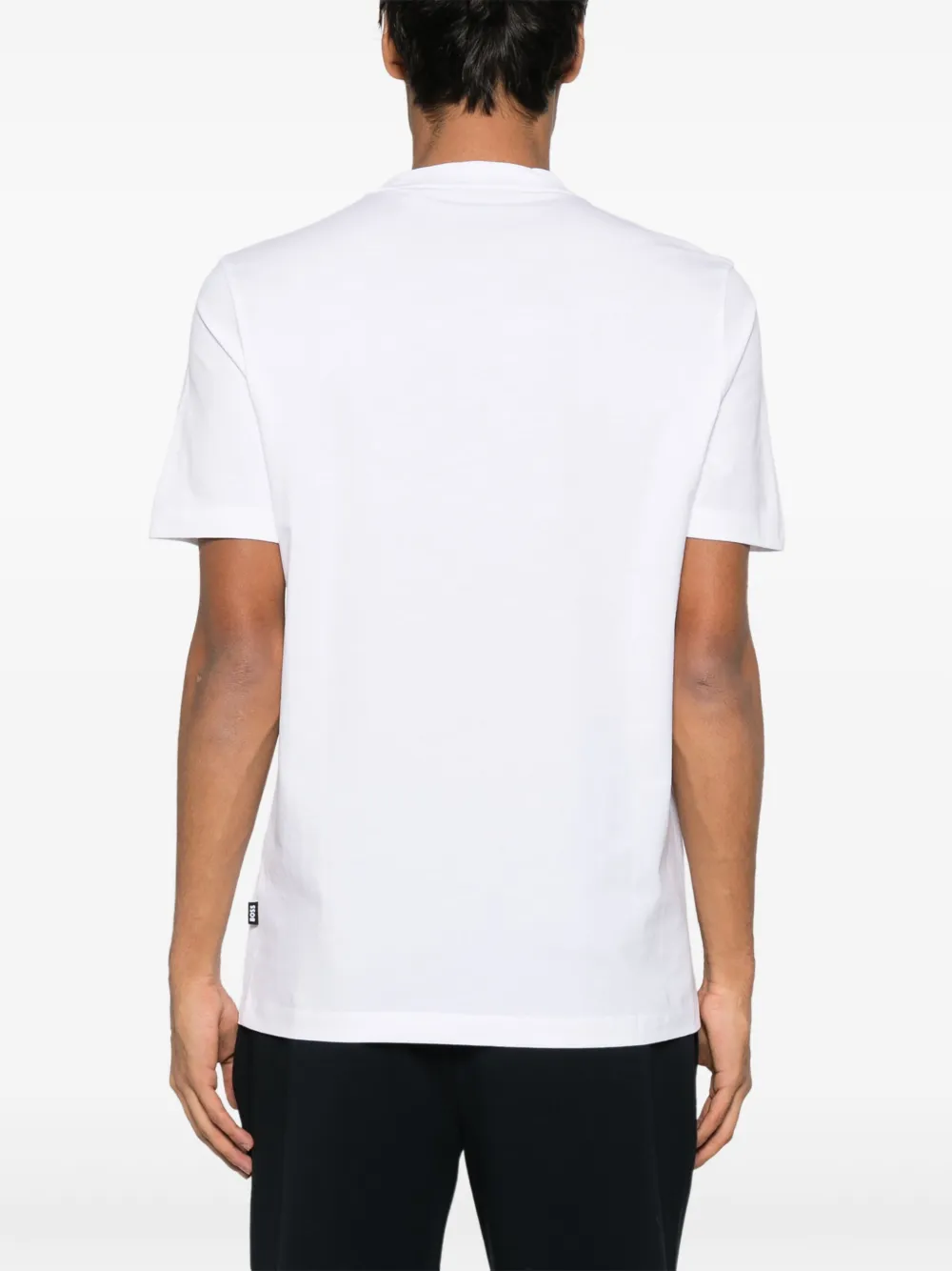 BOSS T-shirt met geborduurd logo Wit