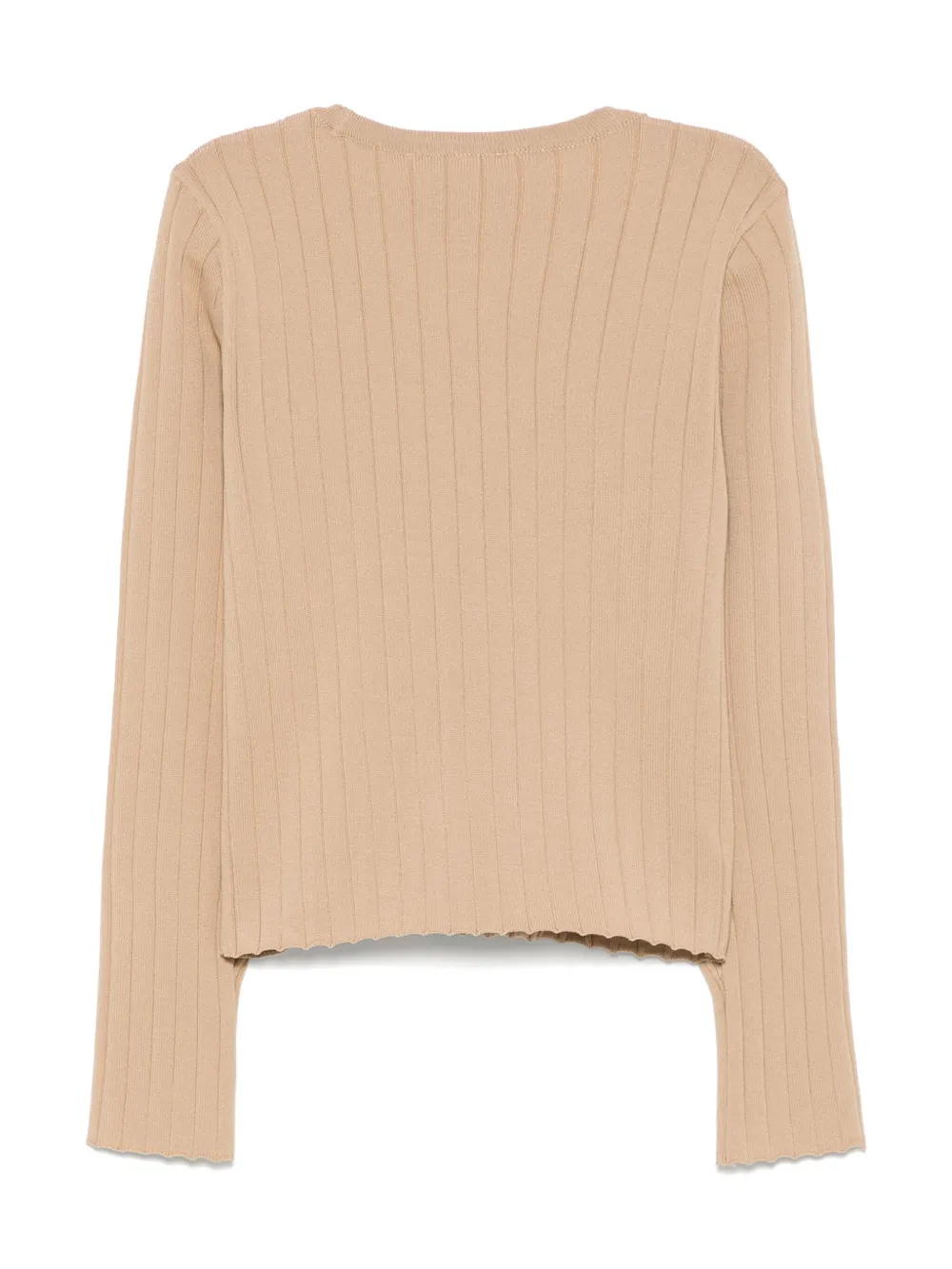 TWINSET Kids Sweater met logoplakkaat - Beige