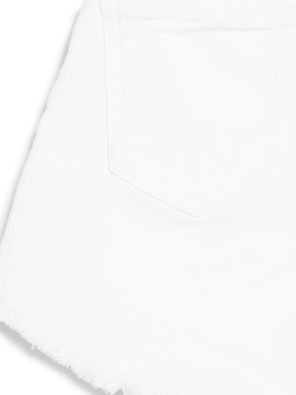 TWINSET Kids Spijkershorts Wit