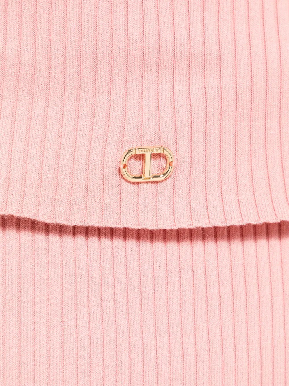 TWINSET Kids Off-shoulder trui Roze